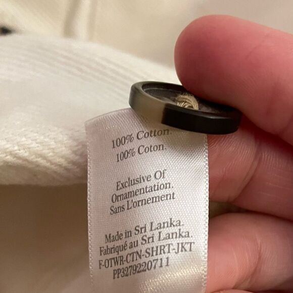 Everlane NWT Oversized Long Sleeve Button Up Minimalist Shirt Jacket Shaket XS - Picture 10 of 10